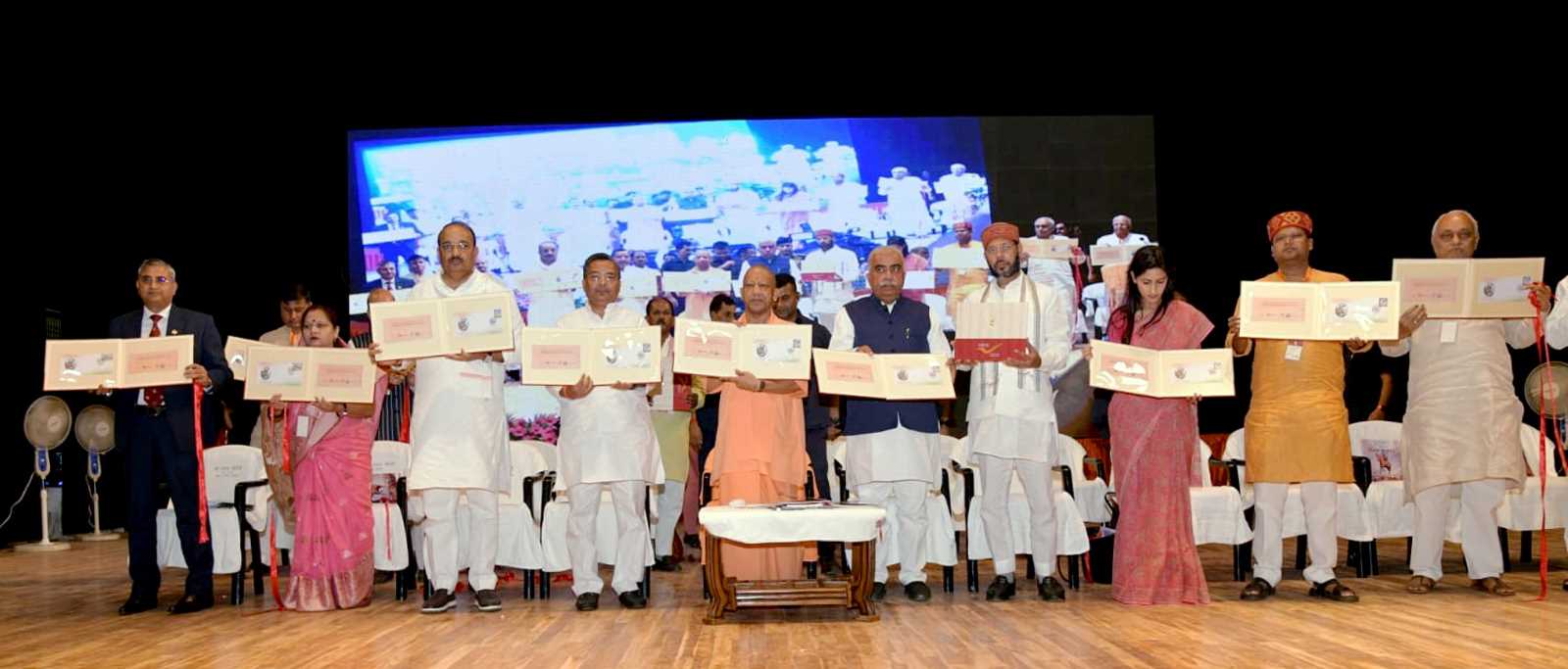 Hon'ble Chief Minister Yogi Adityanath ji inaugurating the Bhaav Samarpan ceremony and the newly constructed Rana Beni Madhav Bakhsh Singh Memorial Auditorium at a cost of ₹21 crore+ on the 222nd birth anniversary of Awadh Kesari Rana Beni Madhav Bakhsh Singh ji, the immortal hero of the first freedom struggle of 1857, in Raebareli on August 24, 2026.